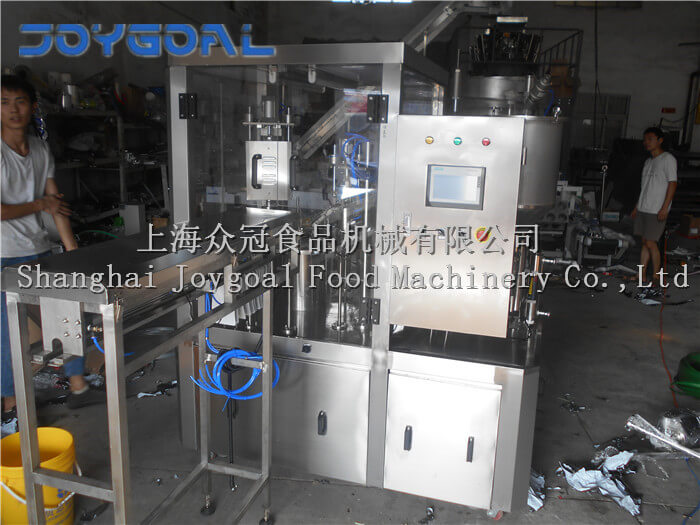 july 30, 2018，one zld-1a stand-up pouch filling and cap-screwing machine